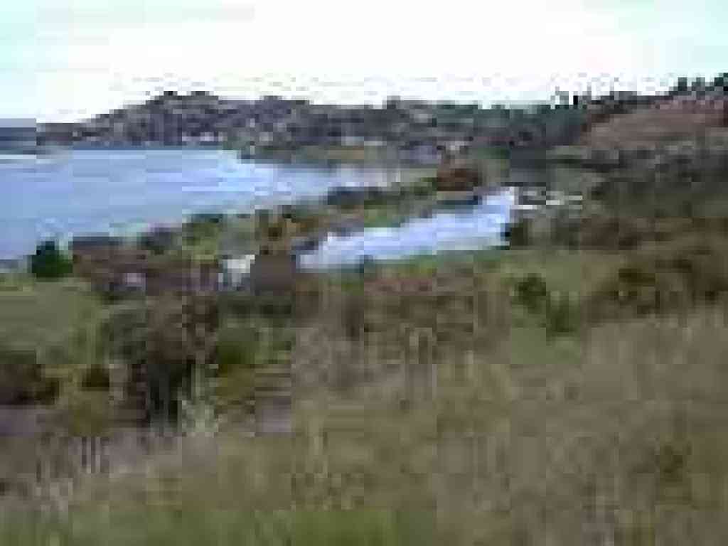 View down to the lagoon