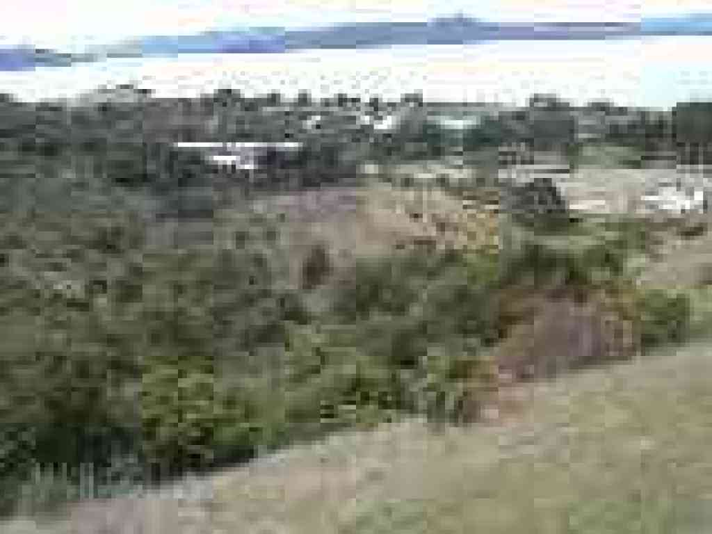 View back downhill
