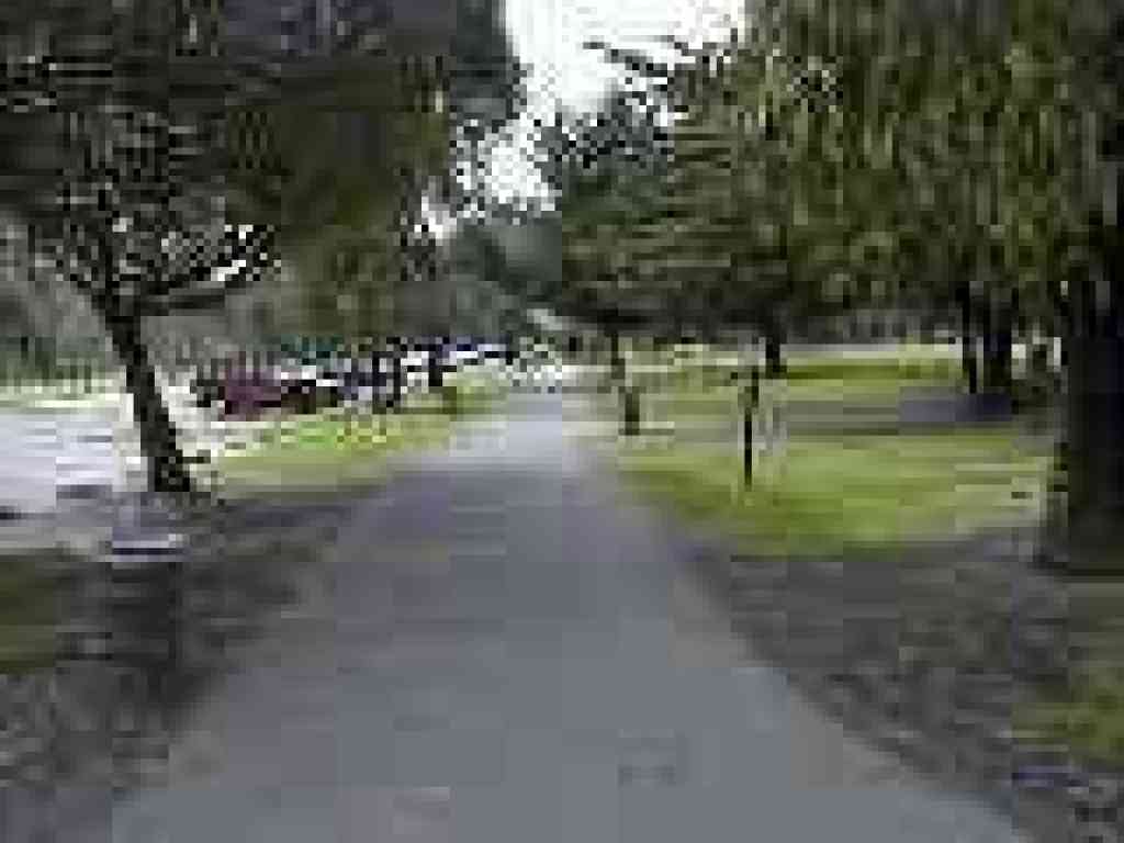 Near the second parking lot